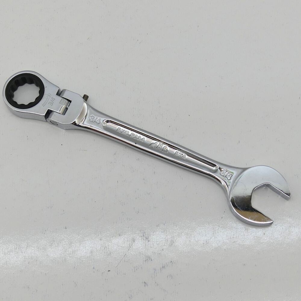 MAC 3/4" Wrench RWLF234 Chrome Flex Head Ratcheting Combination Hand Tool